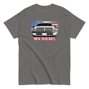 12v Diesel 2nd Gen Truck T-Shirt in grey